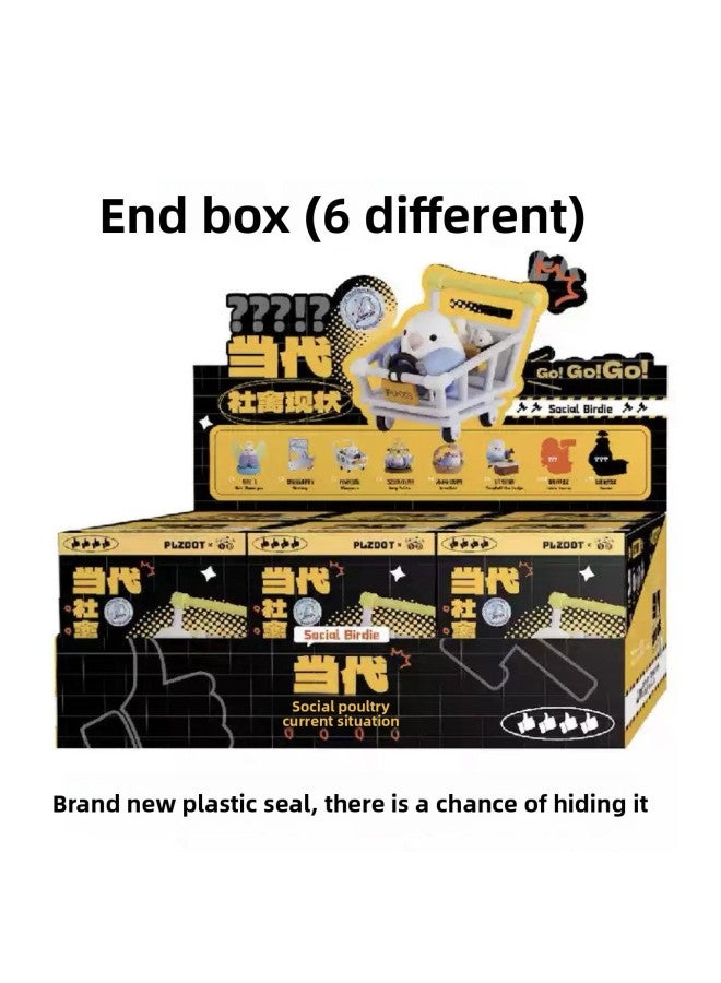 New Plzdot Civilized Bird Blind Box Third Edition Contemporary Social Bird Status Series Figurine Ornament Doll Gift